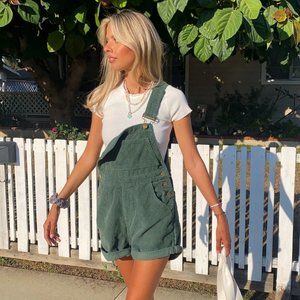 Princess Polly Kacey Overalls Khaki